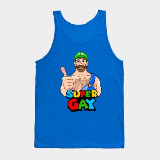 Super Gay Thumbs Up Tank Top